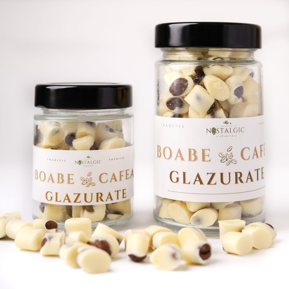 C9A0623-scaled-e1730129759880.jpg Boabe de Cafea Glazurate în Ciocolată Albă Belgiană 160g - imagine 1