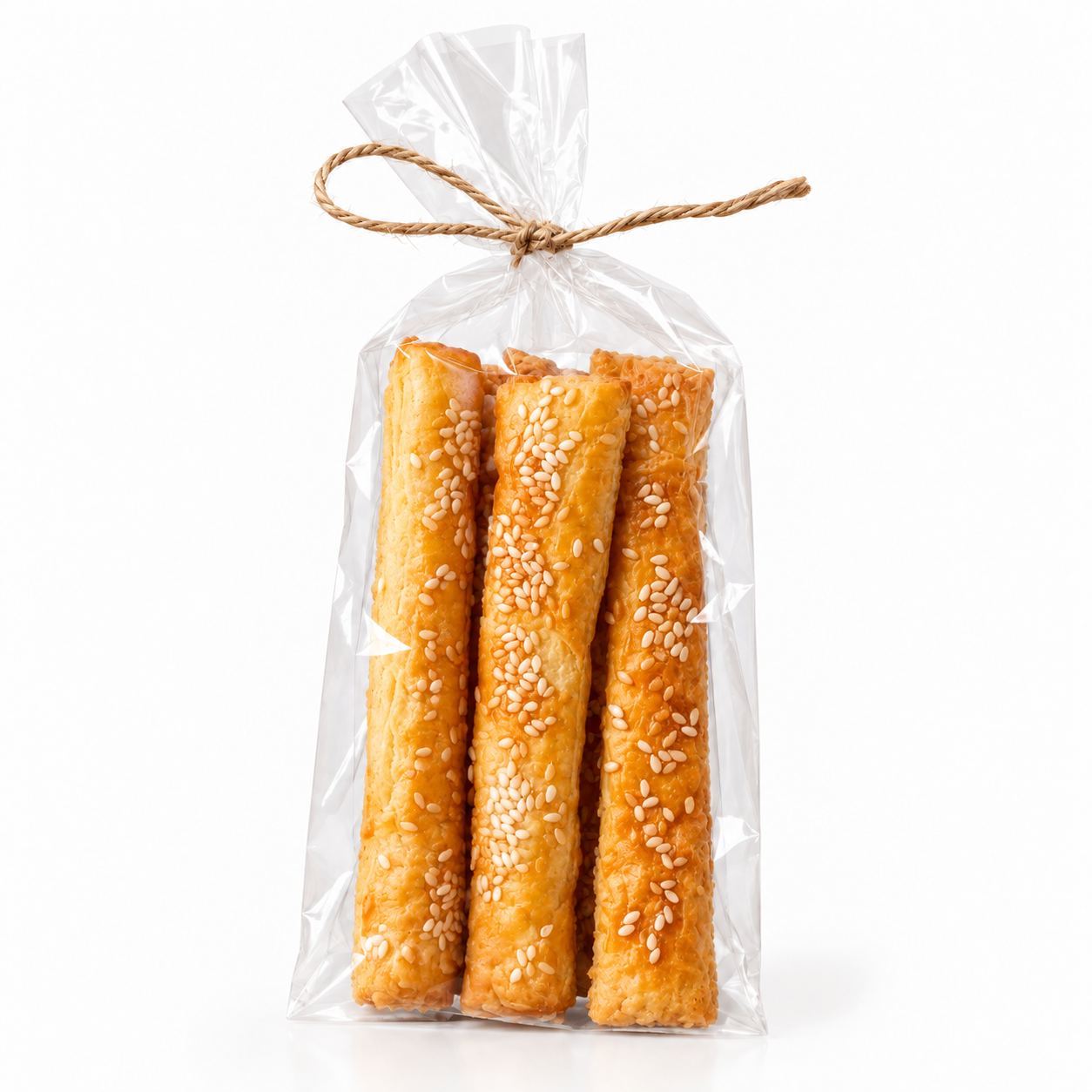 Bagged Golden Sesame Pastry Sticks Saleuri cu telemea și unt - imagine 1